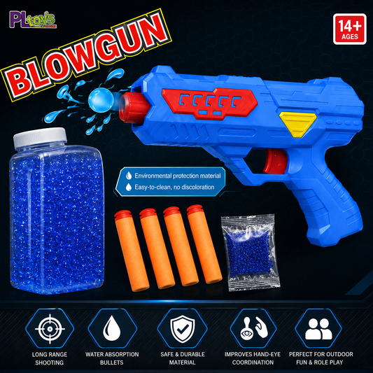 Blowgun Bubble Soft Bullets Play Set