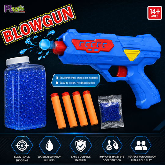 Blowgun Bubble Soft Bullets Play Set