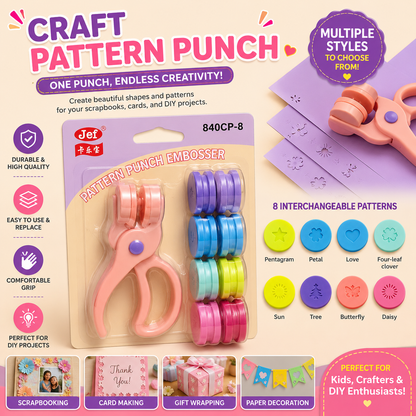 DIY Craft Pattern Punch 8pcs - RHAC