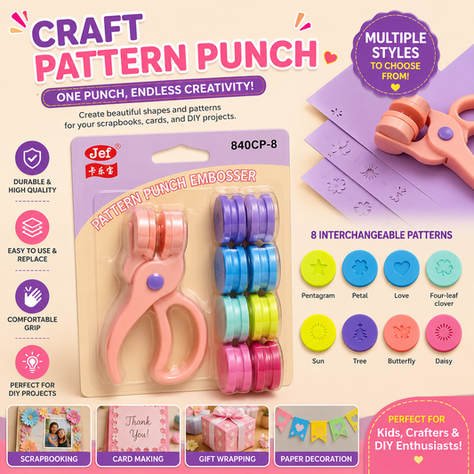 DIY Craft Pattern Punch 8pcs - RHAC