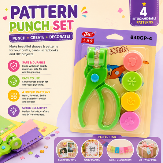 DIY Craft Pattern Punch 4pcs - RHAC