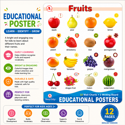 12 Themes  Educational Learning Poster - RHAC