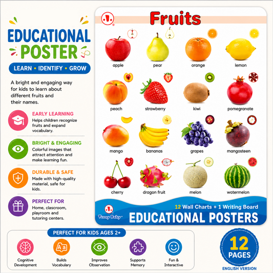 12 Themes  Educational Learning Poster - RHAC