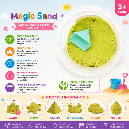 DIY Magic Soft Sand Bucket  - LAS