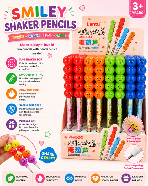 Smiley Bullet Fancy Pencils - LBT