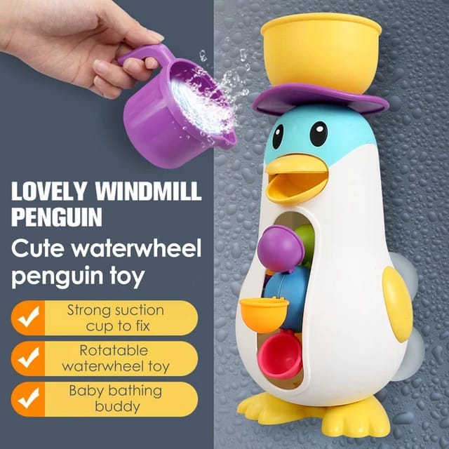 Penguin Windmill Rotating Waterplay CAB