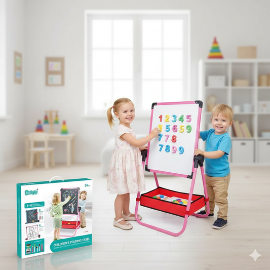 2in1 Easel Magnetic Writing Board CAB