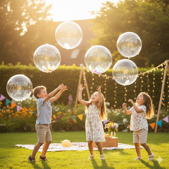 Stretchy Plastic Durable Transparent Balloon LBT