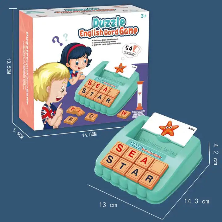 Matching Letter Word Building Game