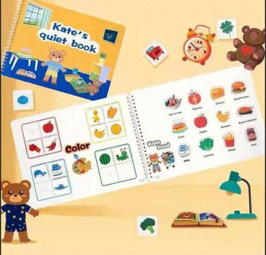 Kate Quiet Activity Book for Toddlers KABY