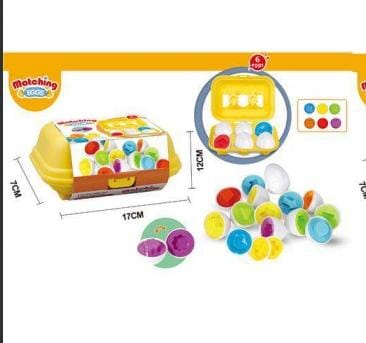 Shape Matching Eggs 6 pcs KABY