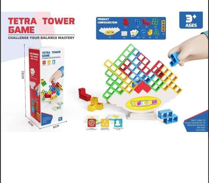 Tetris Tower Balancing Game - LBT