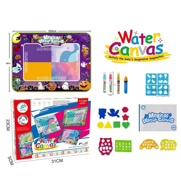 Water Canvas Doodle Mat KABY