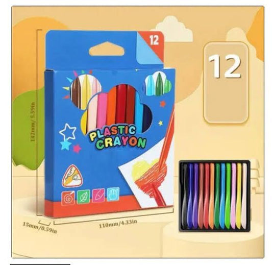 Plastic Crayon 12 Piece LBT