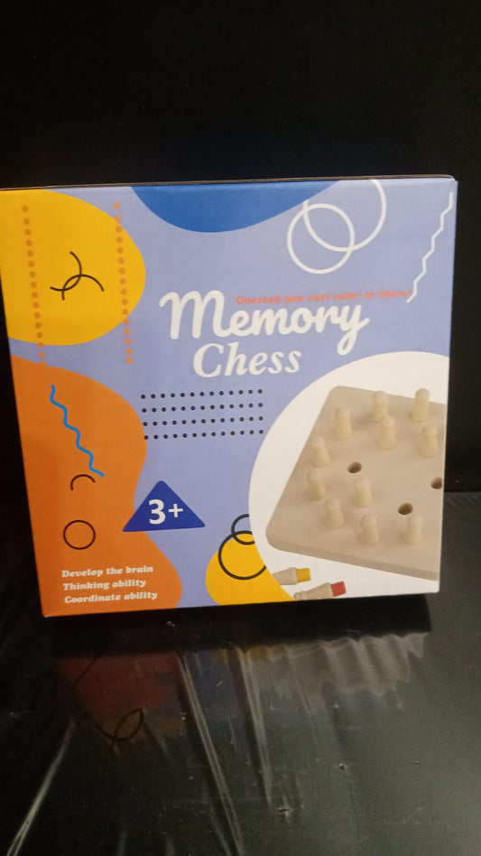 Woodem memory chess LRY