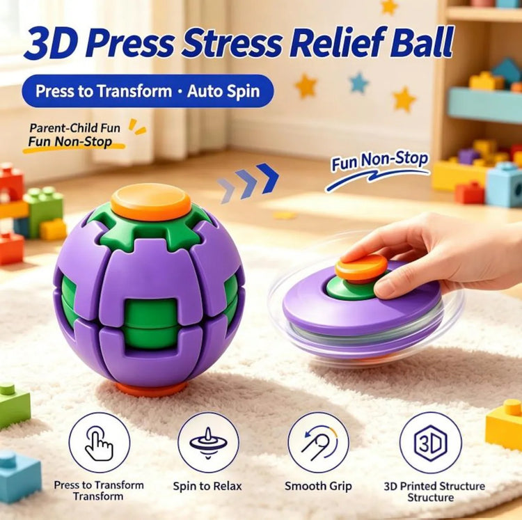 Spinning Ball Stress Relief Fidget Toy