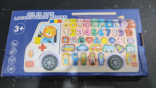 6 in 1 learning logarithm board bus LAS