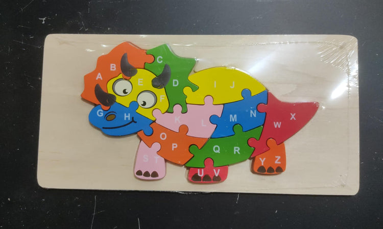 Alphabet jigsaw puzzle random character LBT